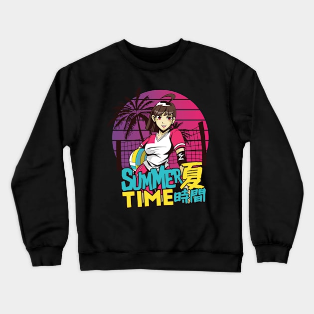 Summer Girl Manga! #112 Crewneck Sweatshirt by Fontaine Exclusives